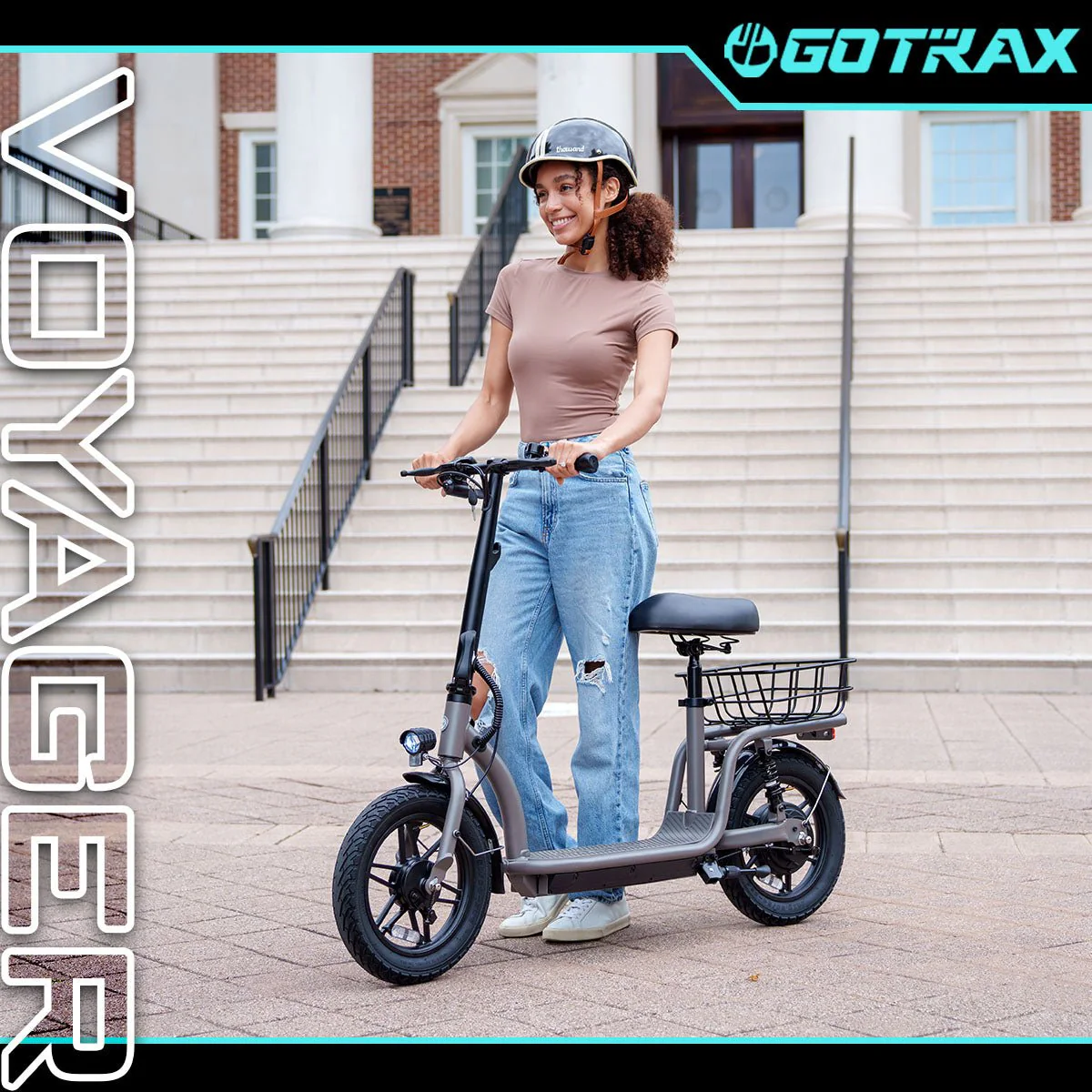 Flex Voyager E-Scooter With Seat - Image 2